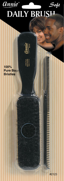 Annie Soft wood daily brush/comb