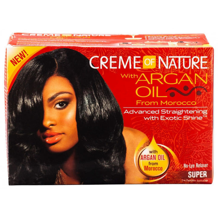Creme Of Nature Argan Oil Relaxer Kit Super