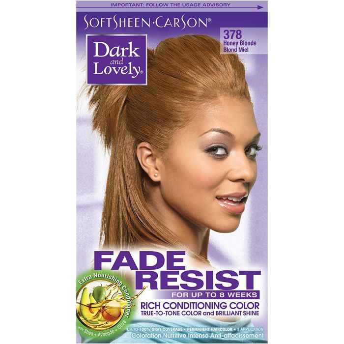 Dark & Lovely Rich Conditioning Color- 378 Rich Honey Blonde.