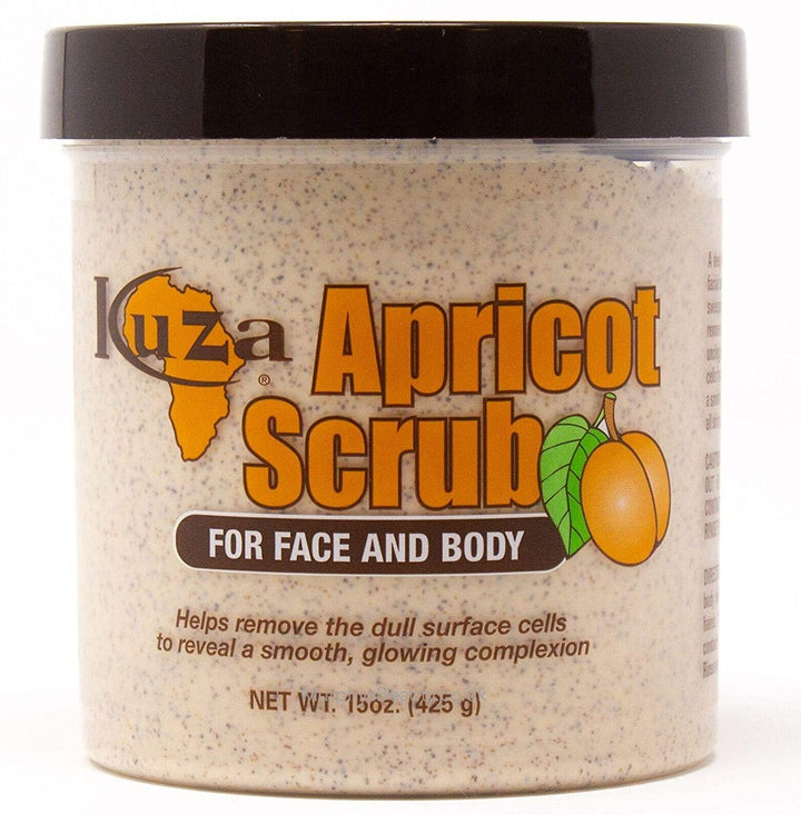 Kuza Apricot Face & Body Scrub 15oz/425g
