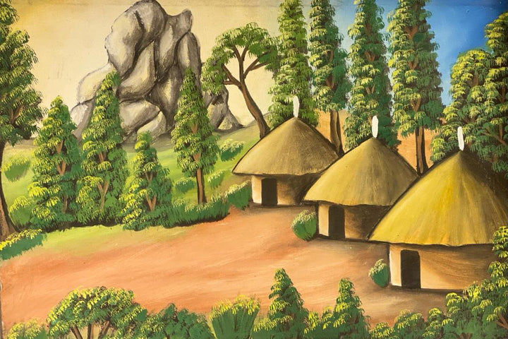 Habesha Traditional Hand Painting. 41x60 cm