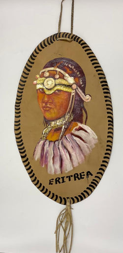 Hand Paint Leather H 37cm W 21cm (Eritrea)